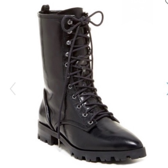 pointed combat boots
